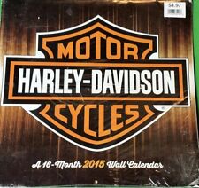NEW RARE Harley Davidson 2015 Wall Calendar Brand New Sealed See Pics picture