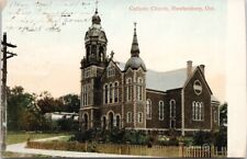 Hawkesbury Ontario Catholic Church c1911 Postcard G70 picture