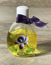 Vintage Devon Violets Perfume Bottle Hand Painted See Level picture