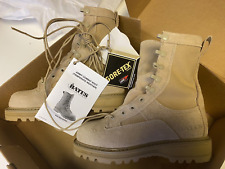 Bates 03-D-0321 US Army Desert Tan Suede Canvas Lacing Combat Boots As picture