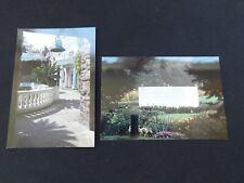 Lot of 2 Vintage Postcards Franklin Roosevelt Home & Rose Garden picture