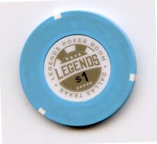 1.00 Chip from the Legends Casino Dallas Texas picture