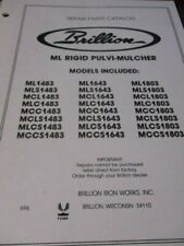 Brillion Models 1483-1643-1803, ML Rigid Pulvi-Mulcher Parts Catalog picture