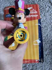 Vintage Mickey Mouse Tootsie Toy Bubble Blower Pink Blue Saxophone  picture