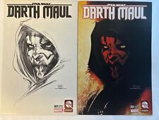 Star Wars Darth Maul #1 Aspen Comics Michael Turner Color and Sketch Variant Set picture