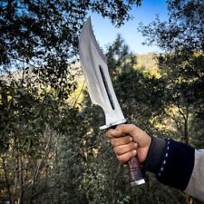 Custom Handmade Carbon Steel Blade Allam Traditional Bowie Knife| Hunting Knife picture