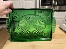 Vintage Avon  1980's Emerald Green Vanity/Serving Tray picture