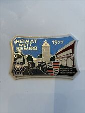 1977 Porsche Heimatwettbewerb vintage grill badge picture