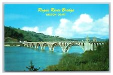 Rogue River, OR, Oregon Coast, Patterson Bridge, Vintage Chrome Postcard  picture
