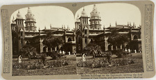 India, Madras, Esplanade and Supreme Court, Vintage Print, ca.1890, Stereo Print v picture