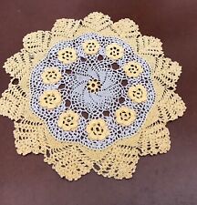 Antique Irish Crochet Doily from England picture