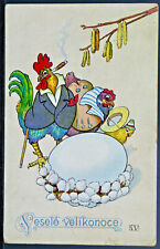 Easter - Fantasy - Contemplating the Egg  1924  PC1127 picture