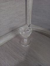 Vintage Clear Glass Eye Wash Cup Apothecary Optical Collectible picture