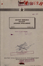 97 Page 1945 Military Research Bulletin Japanese Intelligence Map on Data CD picture