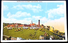 Rockwood Pottery Cincinnati Ohio 1938 Original Linen Photo Picture Postcard picture