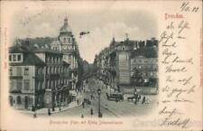 Germany 1898 Dresden Pirnaischer Platz and King Johann Street Stengel & Co. picture