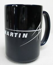 Lockheed Martin Defense Contractor Coffee Cup Mug 12 oz Cobalt Blue Vtg Unused picture