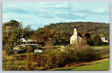 Former Mining Town Smartville CA Postcard Birdseye View Store Post Office Church picture