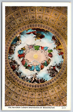 Postcard The Rotunda Canopy. Apotheosis, Washington, D. C. Unposted picture