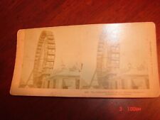 ANTIQUE STEREOVIEW SV KILBURN FERRIS WHEEL WORLDS COLUMBIAN EXPOSITION 1894 L@@K picture