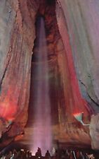 Postcard TN Chattanooga Ruby Falls Lookout Mt Caverns Chrome Vintage PC f8110 picture