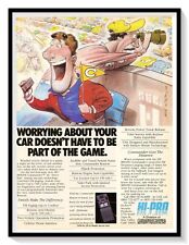 Hi-Pro Car Security Commander Print Ad Vintage 1989 Magazine Advertisement picture