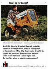 1966 INTERNATIONAL CUB CADET 122 Riding Lawn Mower DECORATIVE REPLICA METAL SIGN picture
