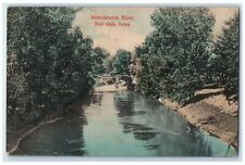 1909 View Of Nishnabotna River Red Oak Iowa IA Posted Antique Postcard picture