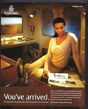 EMIRATES AIRLINES 2011 NEW AIRBUS A380 YOU'VE ARRIVED FIRST CLASS  SUITE AD picture
