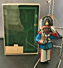 Vtg 1982 Hallmark Keepsake Tin Soldier Christmas Ornament  #QX483-6 w/ Orig. Box picture
