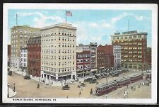 View of Market Square, Harrisburg, Pennsylvania, Early Postcard, Unused picture