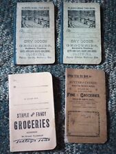 Lot Of Grocery Ledger Books And Other Miscellaneous Items From 1880s-1930s picture