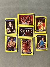 1985 The Rolling Stones Rock Star Concert Cards. Mick Jagger (7 Cards) picture