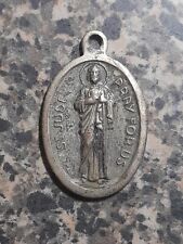 Vintage St Jude Pray For Us Medal picture