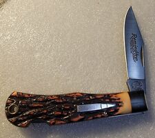 REMINGTON UMC USA DELRIN JUMBO BULLET TRAPPER KNIFE 1990 R1306 MINT picture