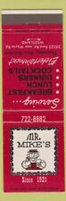Matchbook Cover - Mr. Mike's Westland MI picture