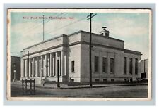 New Post Office, Huntington IN c1923 Vintage Postcard picture