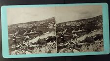 ANTIQUE STEREOVIEW NAZARETH FROM THE EAST WITH THE WELL OF THE VIRGIN CIRCA 1870 picture