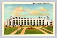 Minneapolis MN-Minnesota, New Post Office, Antique Vintage Souvenir Postcard picture