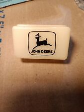 John Deere White Plastic Plug In Night Light Logo Vintage Wall Socket Works picture