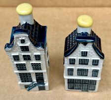 2 BOTTLES KLM By BOLS Blue Delft's # 78 &  # 11 House Amsterdam EMPTY EX COND  picture