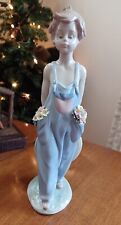  Lladro #7650 Pocket Full of Wishes Girl w Flowers  picture