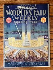 Official Chicago World's Fair Weekly. Opening week, ending June 3, 1933 picture
