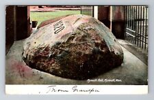 Plymouth, MA-Massachusetts, 1620 Plymouth Rock c1906, Vintage Souvenir Postcard picture