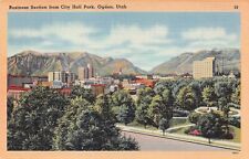 Ogden UT Utah City Hall Park Skyline Downtown Marriott-Slaterville Postcard B66 picture