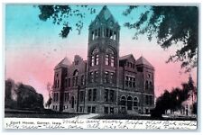 1909 Court House Building Garner Iowa IA Posted Antique Postcard picture