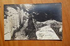 Cleft Rock, Squirrel Island, MAINE rppc p/u 1921 WEST BOOTHBAY HARBOR picture