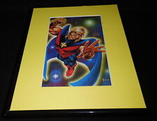 Quasar Marvel Masterpiece ORIGINAL 1992 Framed 11x14 Poster Display  picture