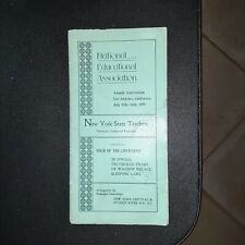 NEA 1899 Convention Los Angeles NYSTA excursion pamphlet 8x4