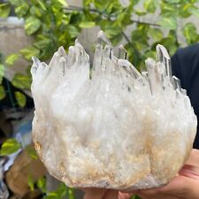 3.6LB Large Natural White Clear Quartz Crystal Cluster Raw Healing Specimen picture